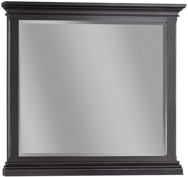 Aspenhome® Oxford Rubbed Black Landscape Mirror-0