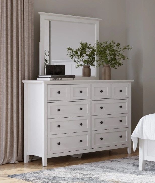 Modus Furniture Grace Snowfall White Dresser-1