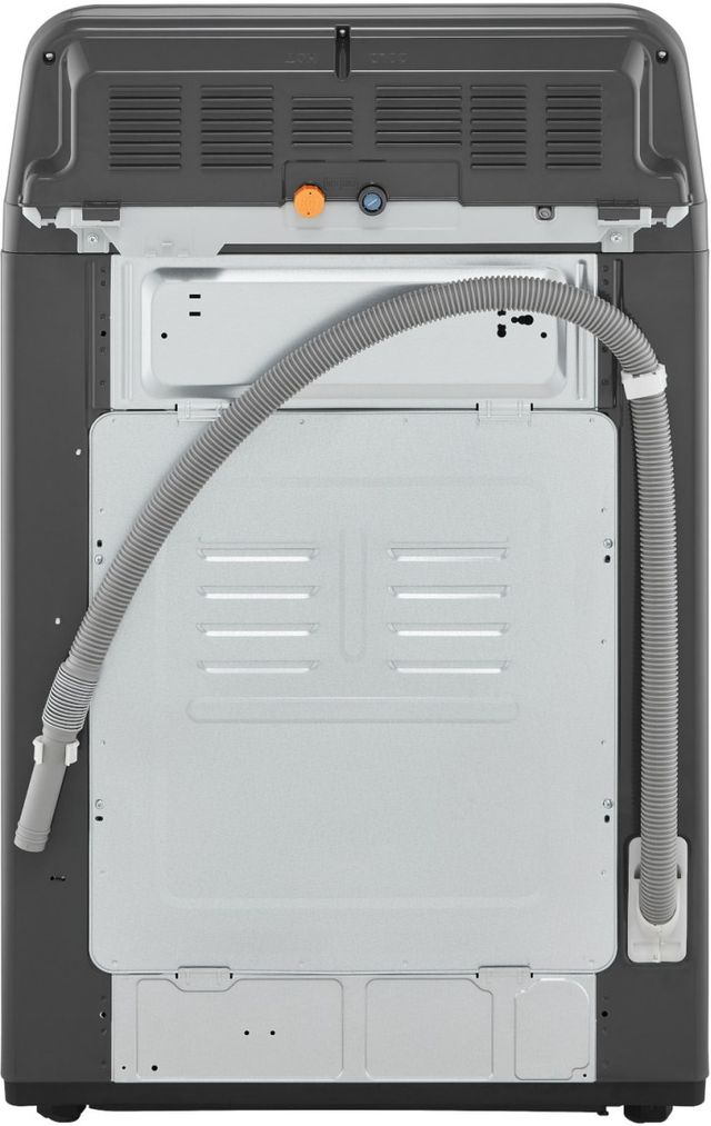 LG Monochrome Gray Top Load Washer & Electric Dryer Laundry Pair-3
