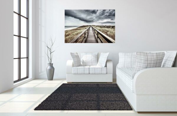Classy Art Style 44 Floating Tempered Glass with Foil Wall Art-2