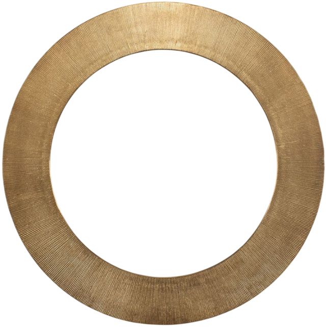 Uttermost® Tano Antique Brass Round Mirror-0