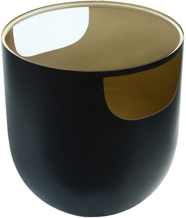 Meridian Furniture Doma Black/Gold End Table-2