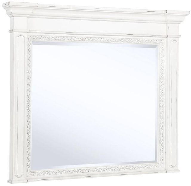 Coaster® McKinney Vintage White Dresser Mirror-0