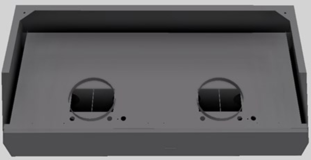 Vent-A-Hood® Designer Series 54" Gunsmoke Wall Mounted Range Hood-1