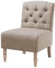 Olliix by Madison Park Beige Lola Tufted Armless Chair-0