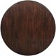 Coaster® Catley 5-Piece Dark Coffee/Ivory Round Drop Leaf Dining Table Set-3