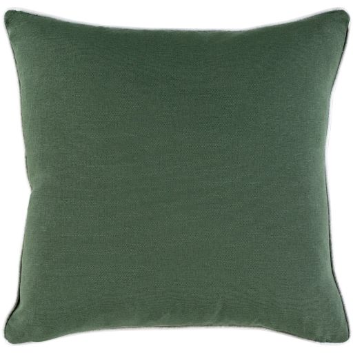 Surya Buffalo Plaid Dark Green 20"x20" Toss Pillow with Down Insert-1