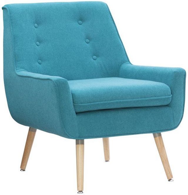 Linon Trelis Bright Blue Accent Chair -0
