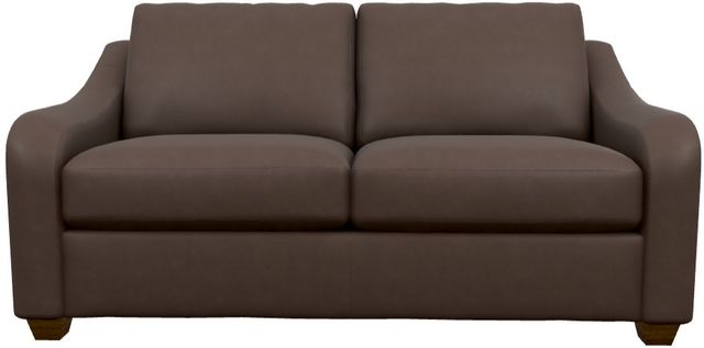 La-Z-Boy® Charlie Cognac Leather Full Sleep Sofa-1
