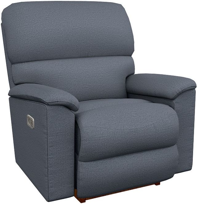 La-Z-Boy® Brooks Midnight Power Rocking Recliner with Headrest and Lumbar-0