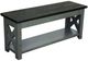 American Heartland Manufacturing Rustic Two Tone Bench with Open Shelf-0