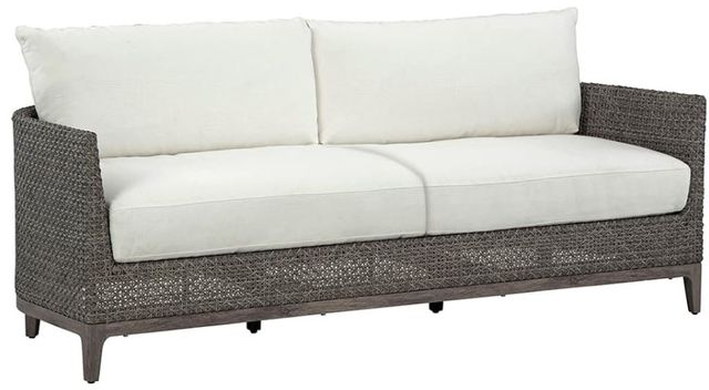Lane Venture® Customizable Lenox Hill Hand Woven Wicker Outdoor Sofa-0