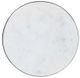 Jofran Inc. Circularity Black Round Cocktail Table with White Marble Top-4