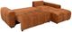 Primo International™ Mia Orange Right Facing Sleeper Sectional-3
