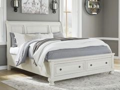 Signature Design by Ashley® Robbinsdale Antique White Queen Panel Headboard