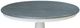 John Thomas Furniture® Dining Essentials Heather Gray/White 36" Round Dining Table with White Traditional Pedestal Base with Extensions-1