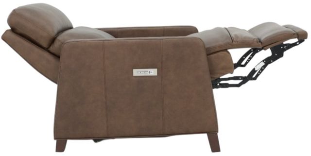 BarcaLounger® James Oasis Walnut Leather Power Recliner-1