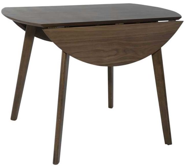 Liberty Furniture Space Savers Satin Walnut Drop Leaf Table-3