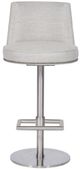 Vanguard® Furniture Michael Weiss Donegal Brushed Nickel/Norfolk Nickel Barstool-1