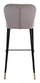 Zuo® Manchester Gray Set of 2 Bar Chairs-3