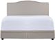 HH2 Home Kiley Brown/Beige Upholstered Queen Storage Panel Bed-1
