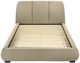 Coaster® Mokena Light Brown California King Upholstered Platform Panel Bed-2
