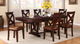 Winners Only® Java Mango 95" Trestle Table with Butterfly Leaves-0