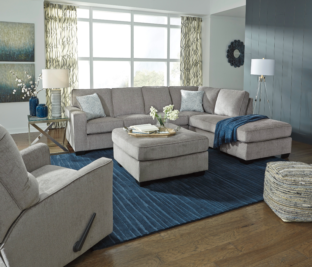 Signature Design by Ashley® Altari 2-Piece Alloy Sectional with