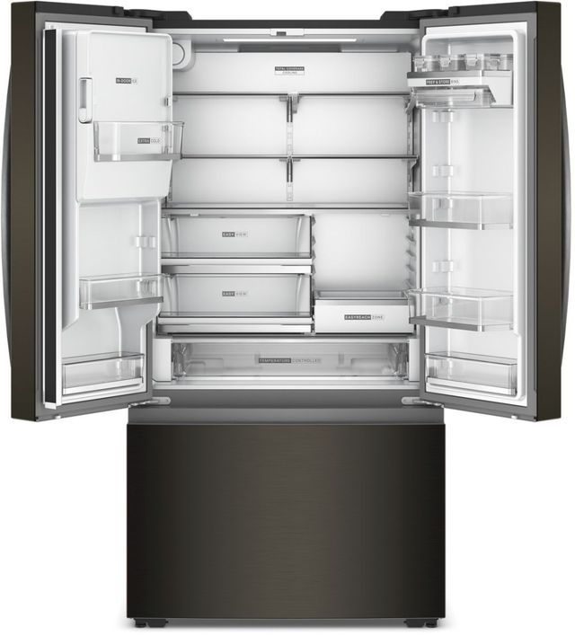 Whirlpool® 36" 23.4 Cu. Ft. Fingerprint Resistant Black Stainless Steel Counter Depth French Door Refrigerator -1