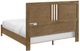 Whittier Wood® Furniture Bailey Nutmeg California King Panel Bed-4