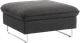 Luonto® Furniture Flipper Gray Ottoman-0