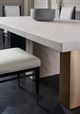 Caracole® Unity Modern Principles Burnished Adobe Dining Table with Cinder/Lucent Bronze Metallic Dining Table-3