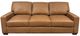 USA Premium Leather Furniture 9950 Poncho Camel Sofa-2