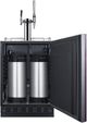 Summit® 24" Panel Ready Cold Brew/Nitro Kegerator-4