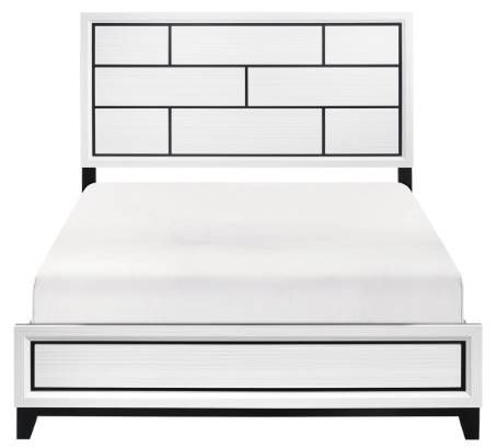 Homelegance® Davi 5-Piece White Queen Bedroom Set-1