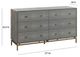 TOV Furniture Pesce Gray 6-Drawer Dresser-2