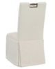 Fairfield® Customizable Entree Dining Pull Tall Back Skirted Dining Chair with Mica Legs-3
