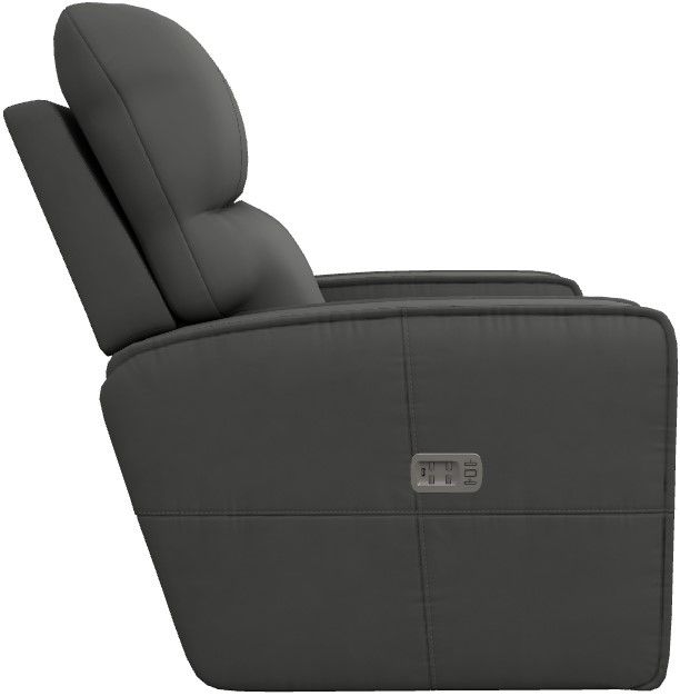 La-Z-Boy® Maddox Slate Leather Power Wall Recliner with Headrest and Lumbar-2