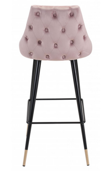 Zuo® Modern Piccolo Pink Bar Chair-1
