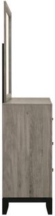 Coaster® Valen Light Taupe Dresser and Mirror Set-4