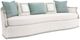 Caracole® Le Canape White Skirted Sofa-0