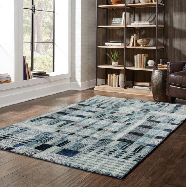 Oriental Weavers™ Atlas Blue 5'x7' Area Rug-1