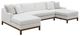 ACME Furniture Valiant 3-Piece Ivory Sectional Sofa with 4 Pillows-0