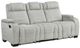 Homelegance® Ronan Light Gray Double Manual Reclining Sofa-0