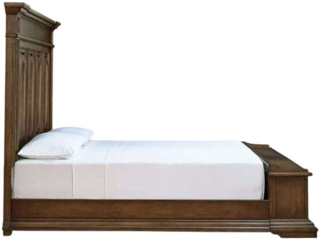 Signature Design by Ashley® Frantanna Brown King Storage Panel Bed-4