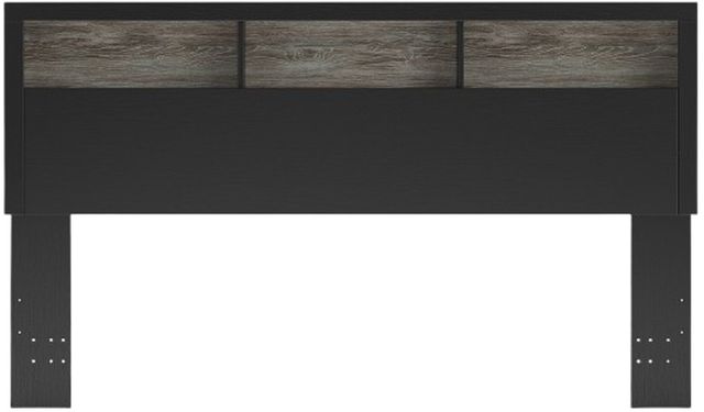 Signature Design by Ashley® Jonnifer Black/Gray King Bookcase Headboard-2