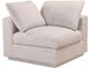 Moe's Home Collection Justin Signature 5-Piece Taupe U-Shaped Modular Sectional and Ottoman-2