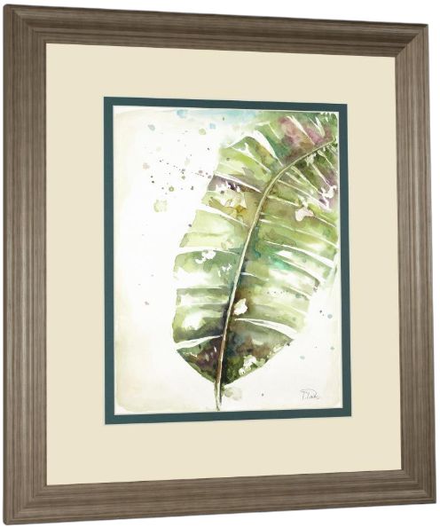Classy Living Patricia PintoWatercolor Plantain Leaves Il Wall Art-3