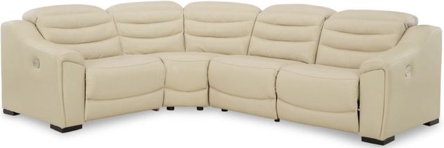 Signature Design by Ashley® Center Line 4-Piece Cream Power Reclining Sectional-0