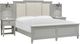 Magnussen Home® Glenbrook Natural/Pebble California King Wall Upholstered Panel Bed-0